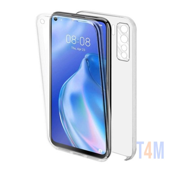 360º Silicon Case for Huawei P40 Lite 5g/Nova 7 Se Transparent